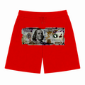 RED STRICTLY CHASIN “FILTHY 100s” SHORTS